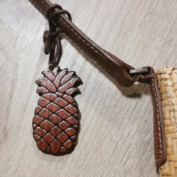 Vintage Liz Claiborne Pinapple Purse - Picture 2 of 4